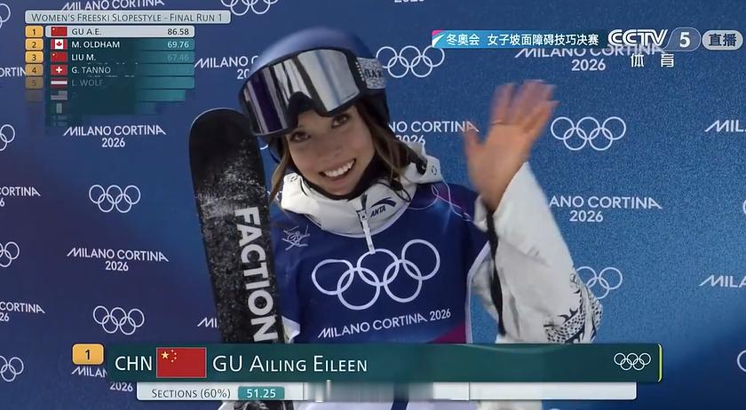 【谷爱凌第一跳86.58分】谷爱凌决赛 米兰-科尔蒂纳冬奥会自由式滑雪女子坡面障