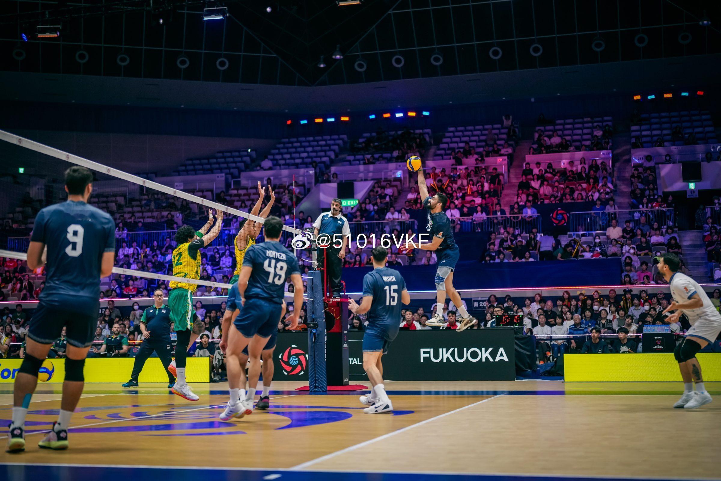 世界男排资讯  2026 男排亚锦赛Semifinal伊朗🇮🇷3-1澳大利亚