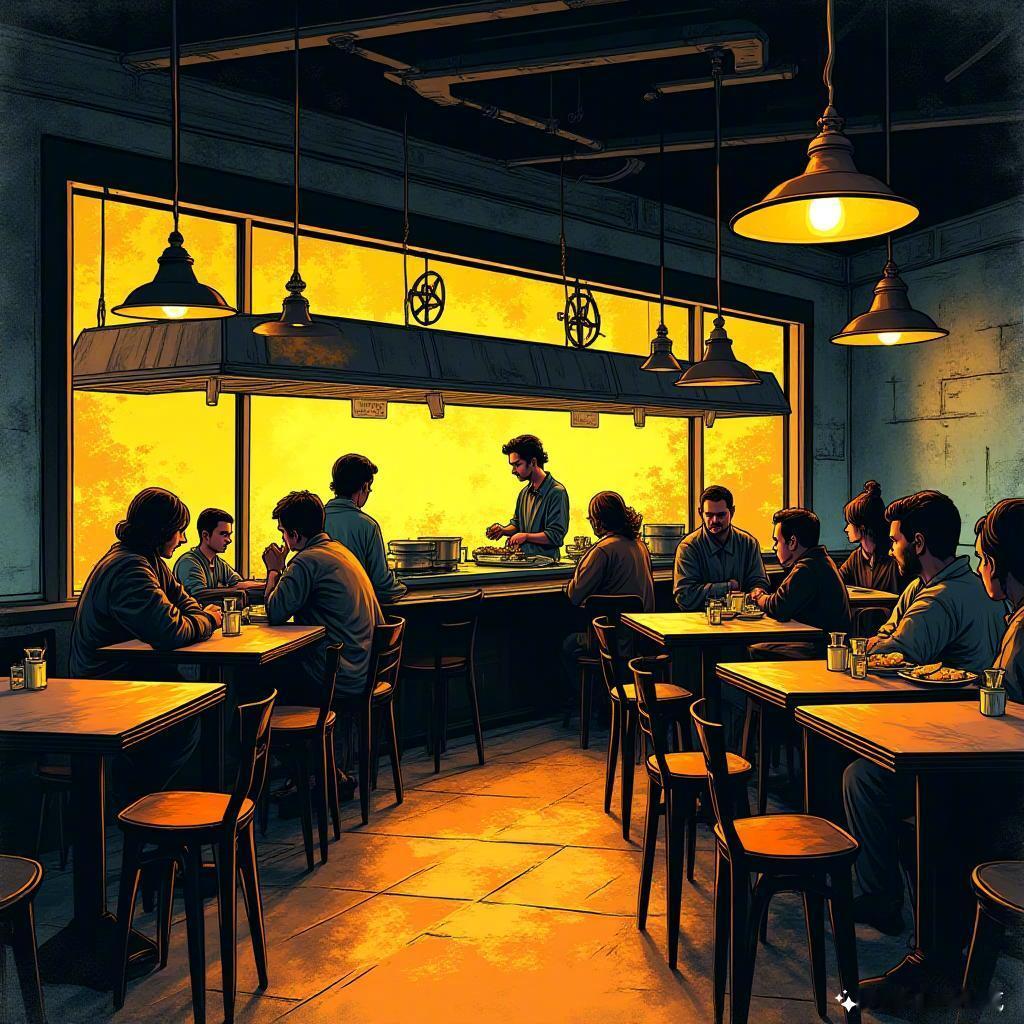 深夜食堂，温暖如春🌙🍜，在这个怀旧的角落，食物不仅是美味，更是心灵的慰藉。每