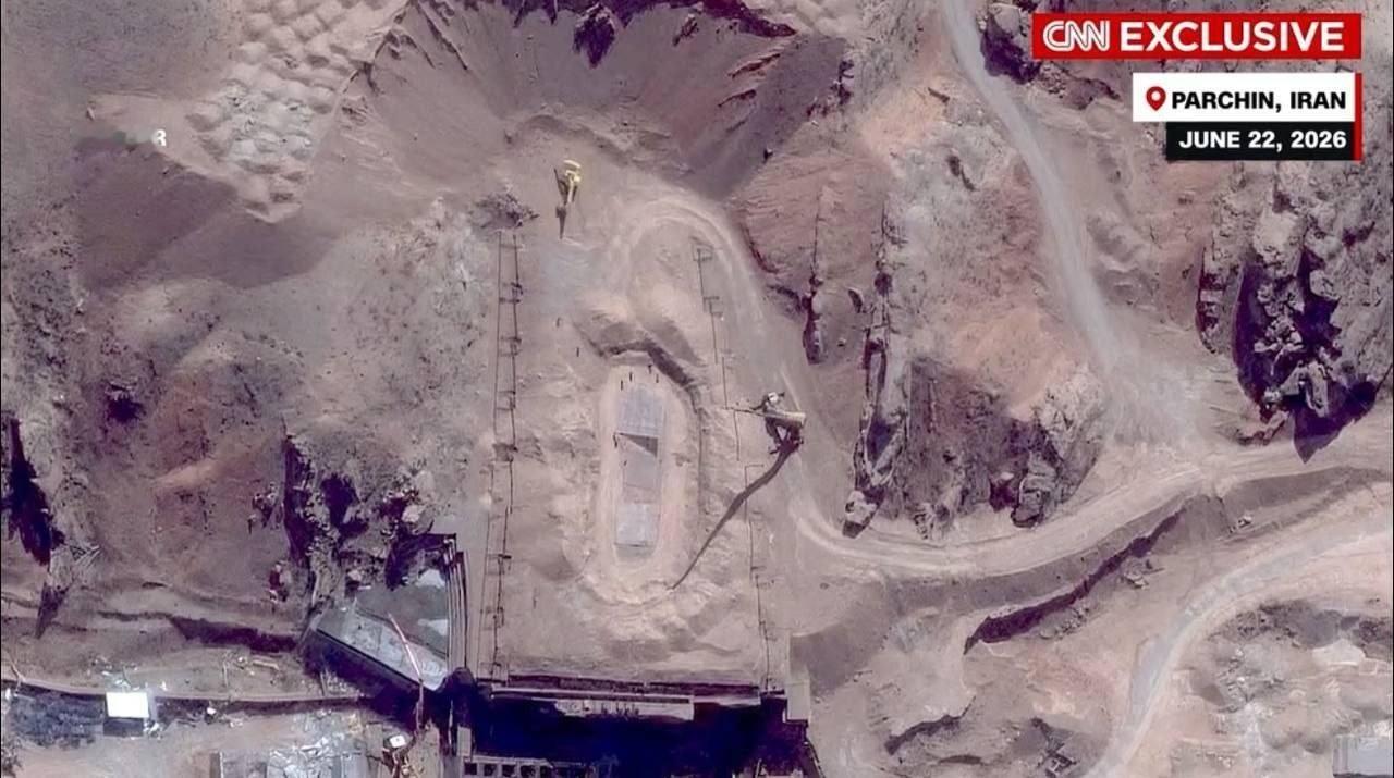 🇮🇷 CNN 发布的卫星图像显示，伊朗已开始重建帕尔钦的“塔拉干-2” 核设
