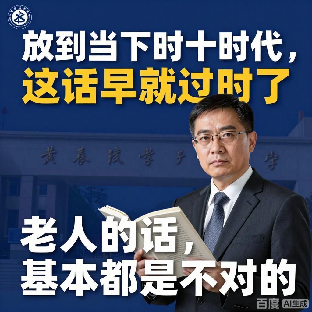 “老人的话，基本都是不对的。”  
一句扎心大实话，刷屏全网，听完瞬间清醒，越琢