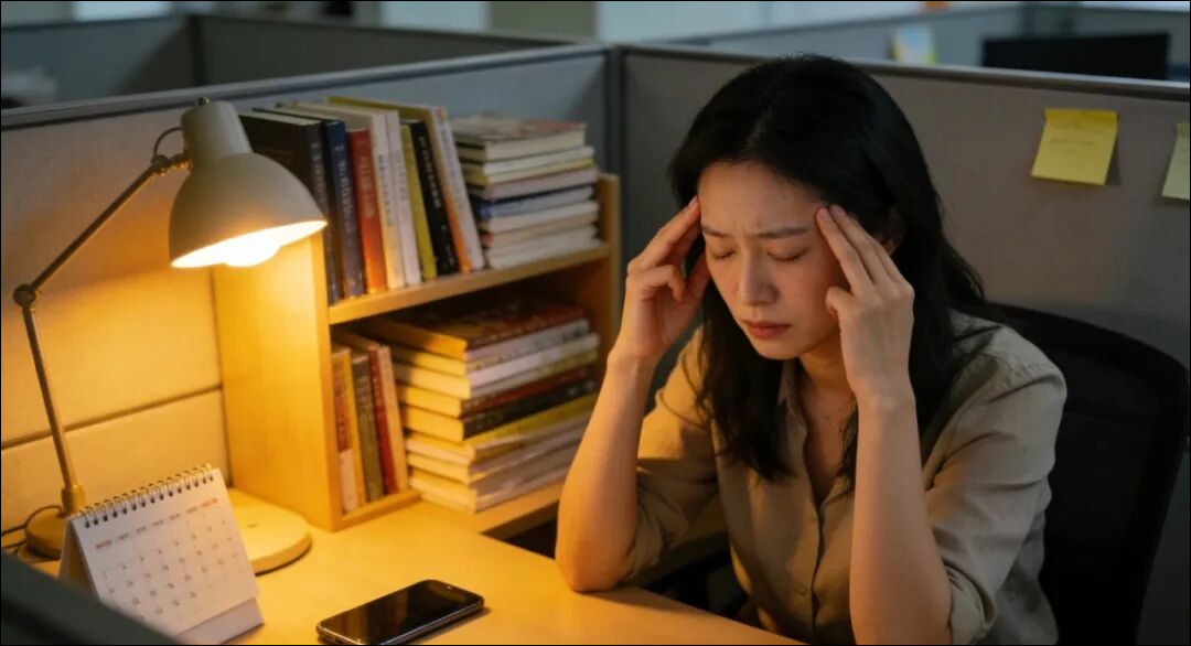 【#一上班就头痛是怎么回事#】 “一进公司就头痛，下班立马好转。”“是不是真的生