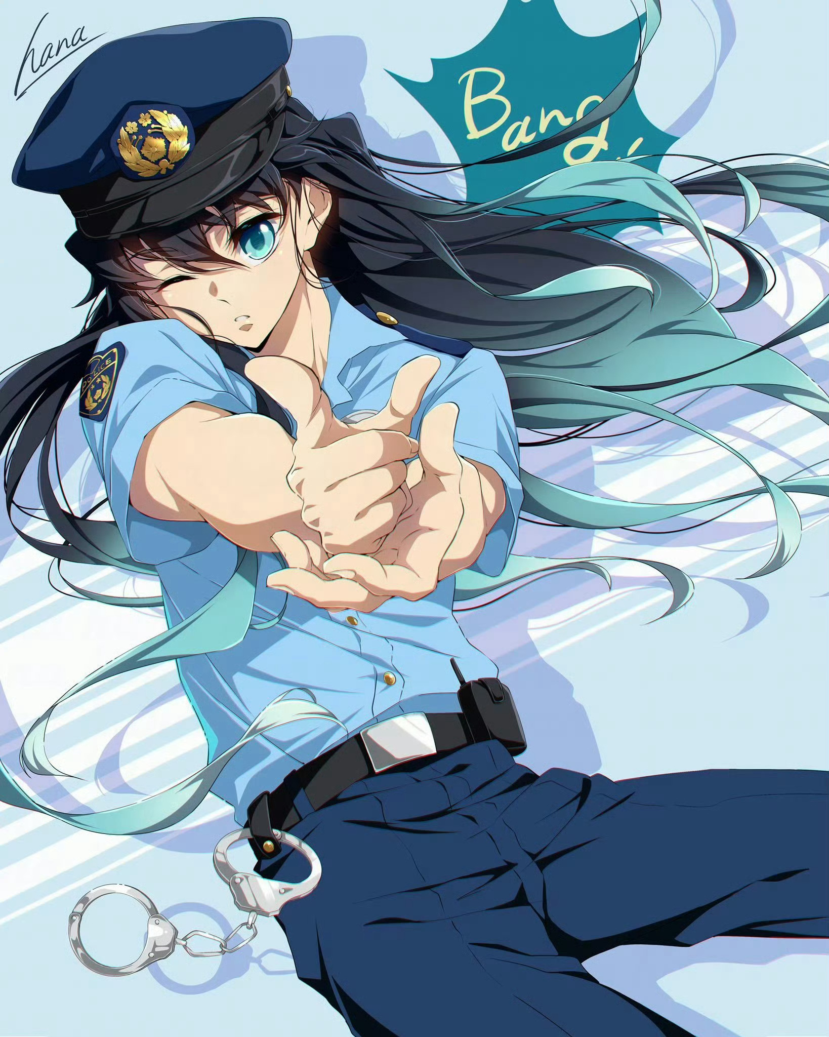 鬼灭之刃时透无一郎 hana太太绘制的时透无一郎好看程度max.绘.hana_n
