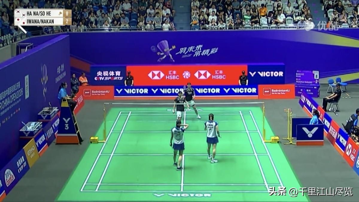 韩国李白组合横扫日本强档，晋级女双4强将迎战圣坛组合！
      北京时间今天