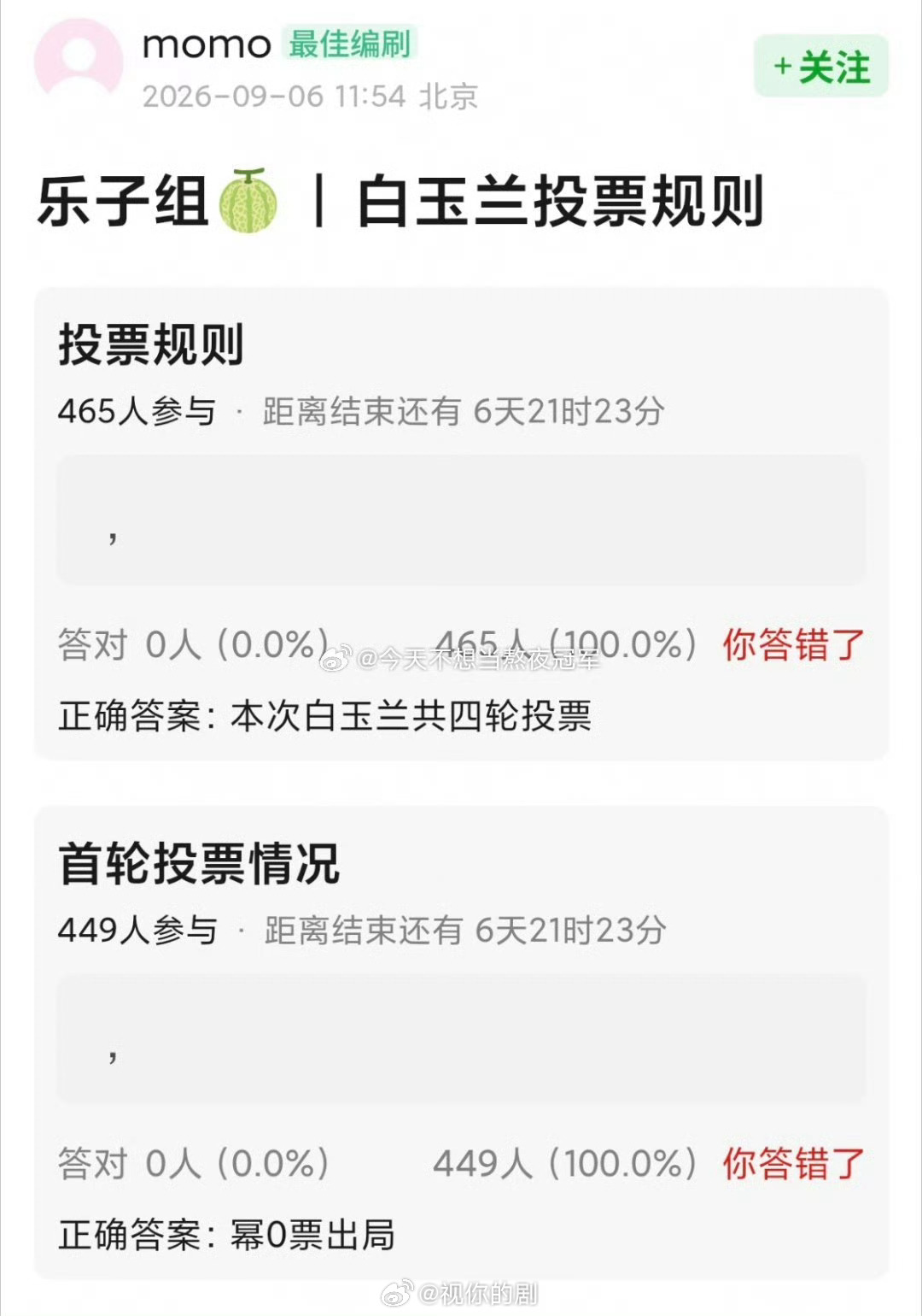 曝白玉兰杨幂0票怎么突然开始炒颁完的奖[费解] ​​​