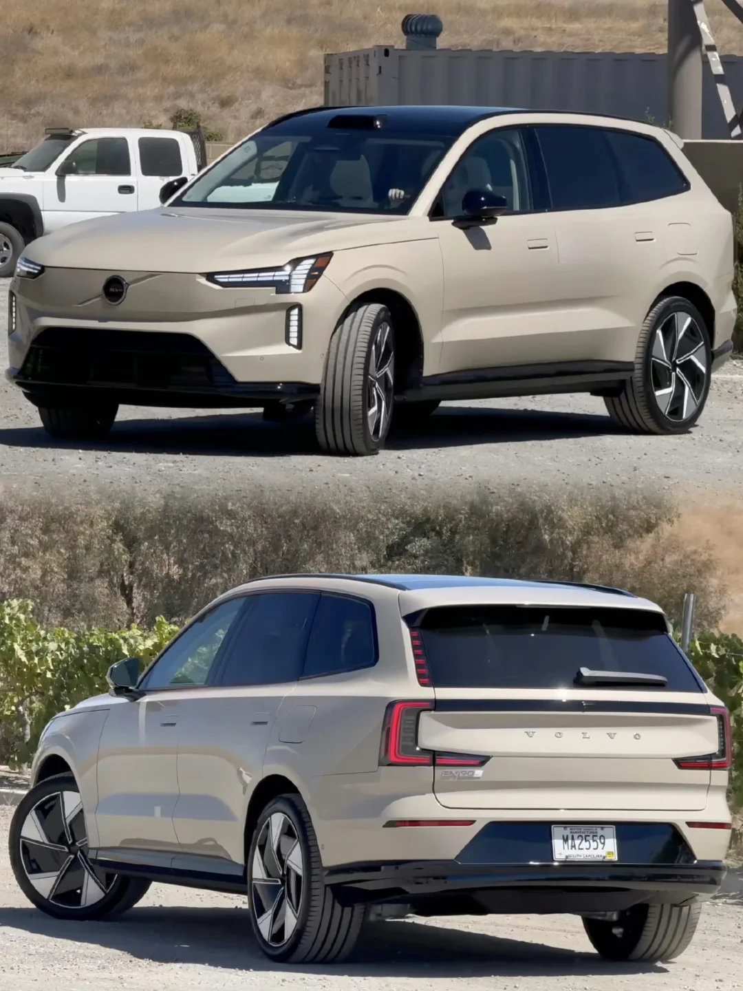 沃尔沃全新XC90实拍图，命名EX90