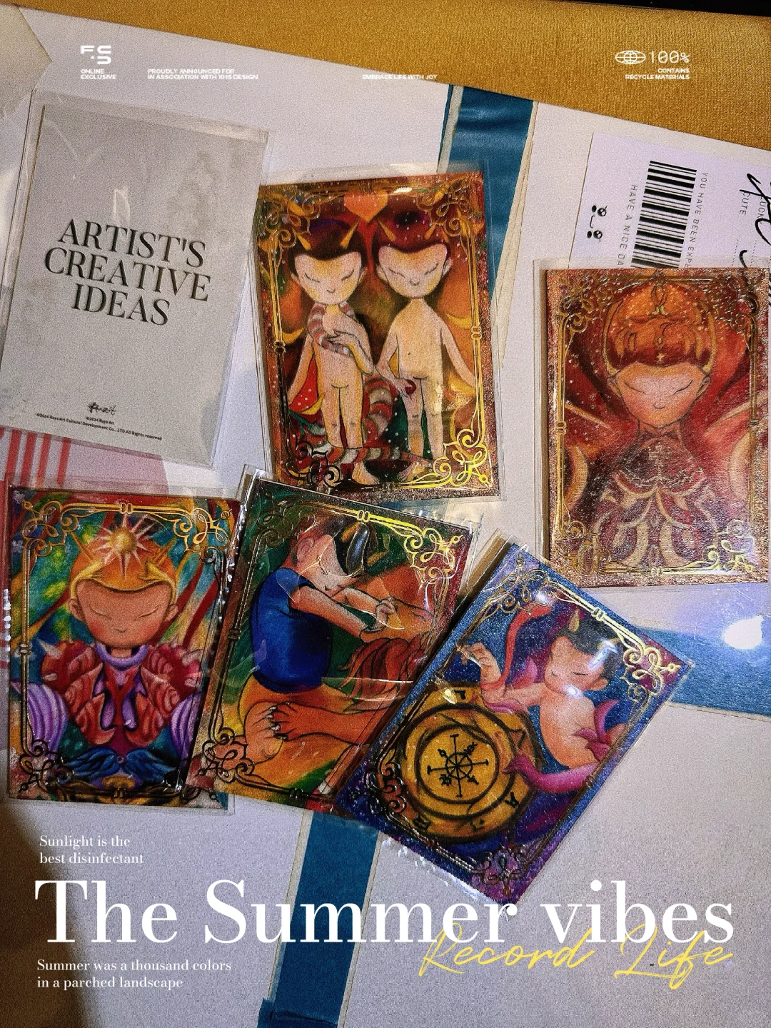一套充满魔法🔮气息的手绘卡