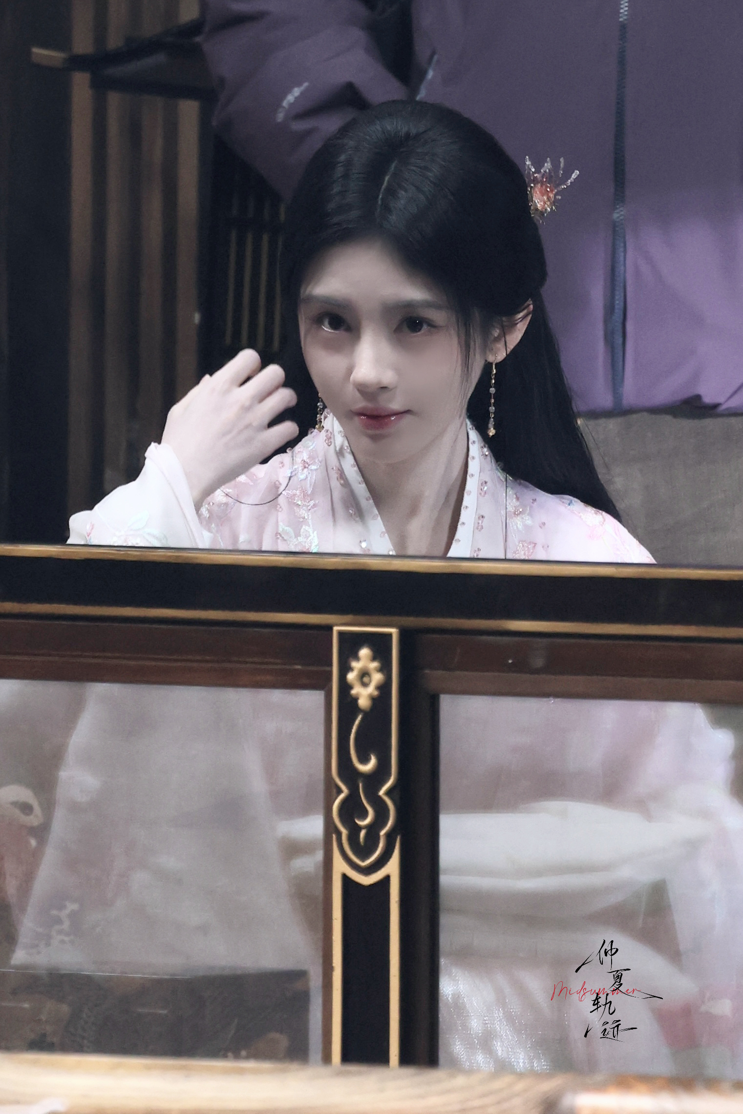 鞠婧祎[超话]  鞠婧祎粉衣古装路透 🍊 