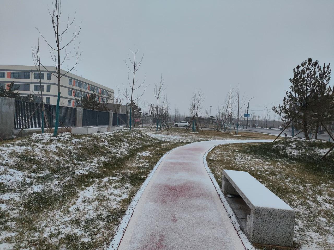      无题

有冬无雪不精神，
有雪遥望俗了人。
天降祥瑞平常事，
家乡雪花