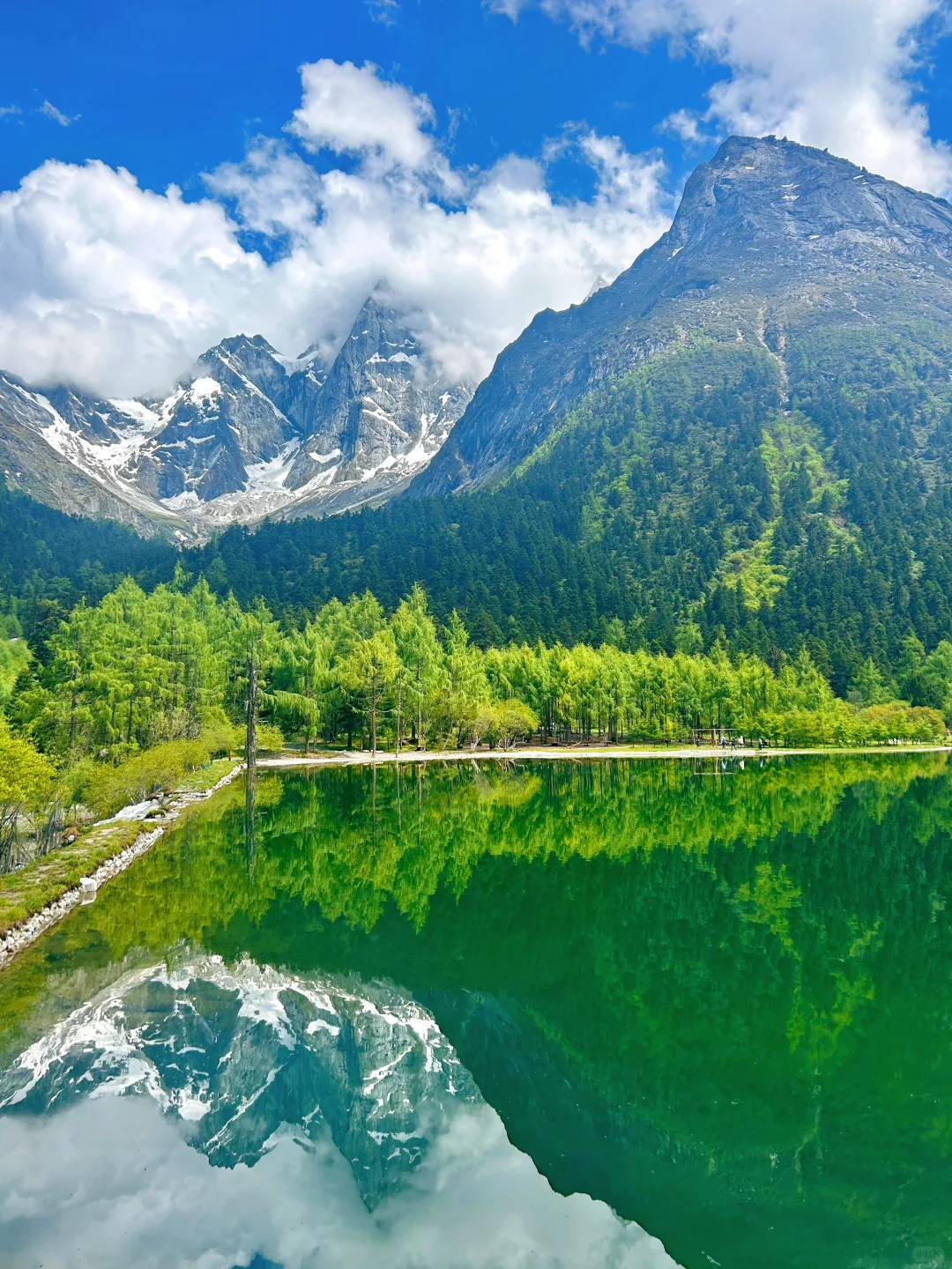 比起四姑娘山，我更爱人少又静谧的毕棚沟🏔️