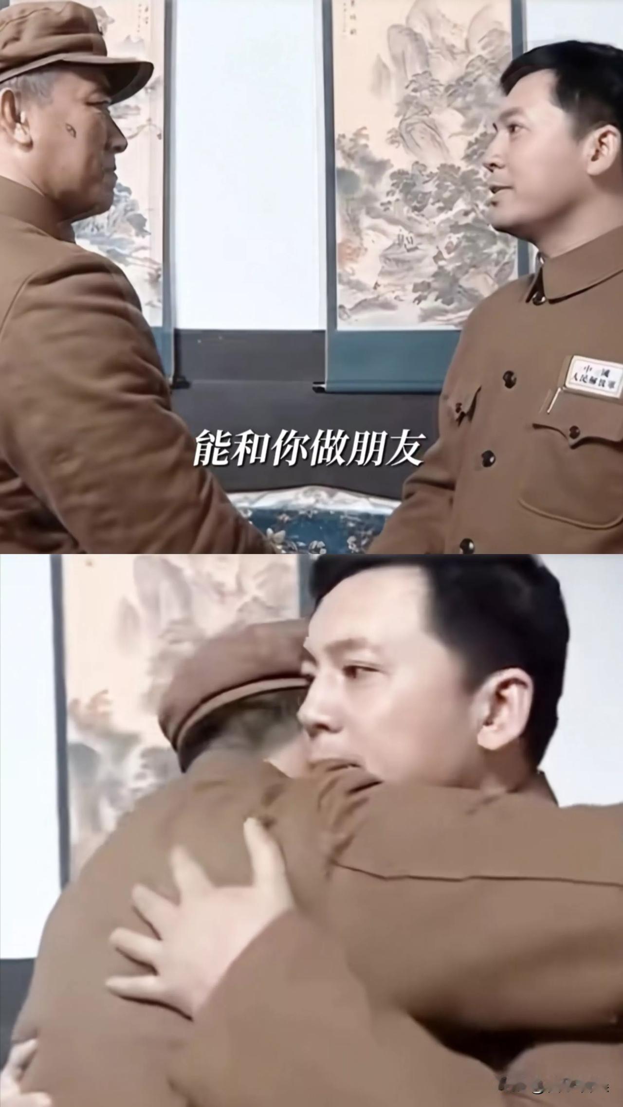 “能做你的朋友，实在是我的荣幸。”
这是2005年何政军在《亮剑》中饰演的政委赵