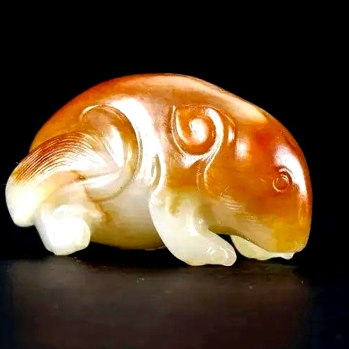 高古玉 商至汉代熊，有的像鼠，有的猪……奇出怪相，也许品种不同。 上海