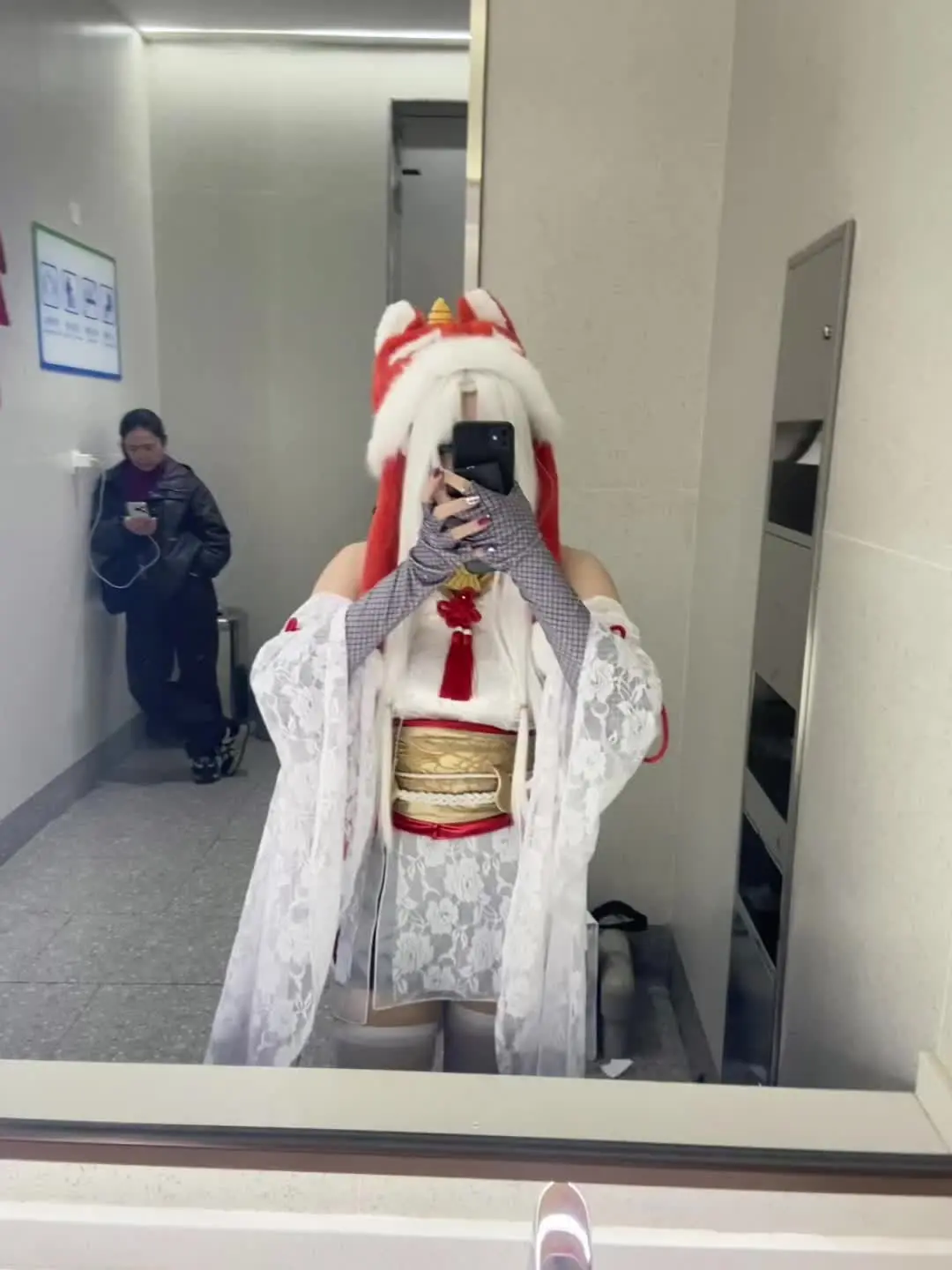 漫展 一种很新的cosplay 二次元 永劫无间 胡桃