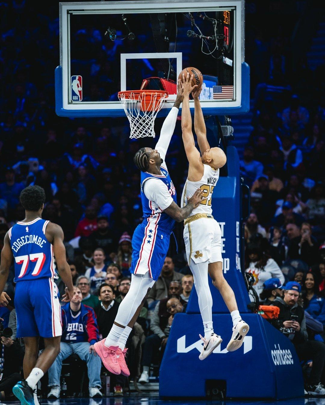 普里查德：“沃尔什在防守端表现得非常出色，积极性十足。我一直跟他强调的一点是，就