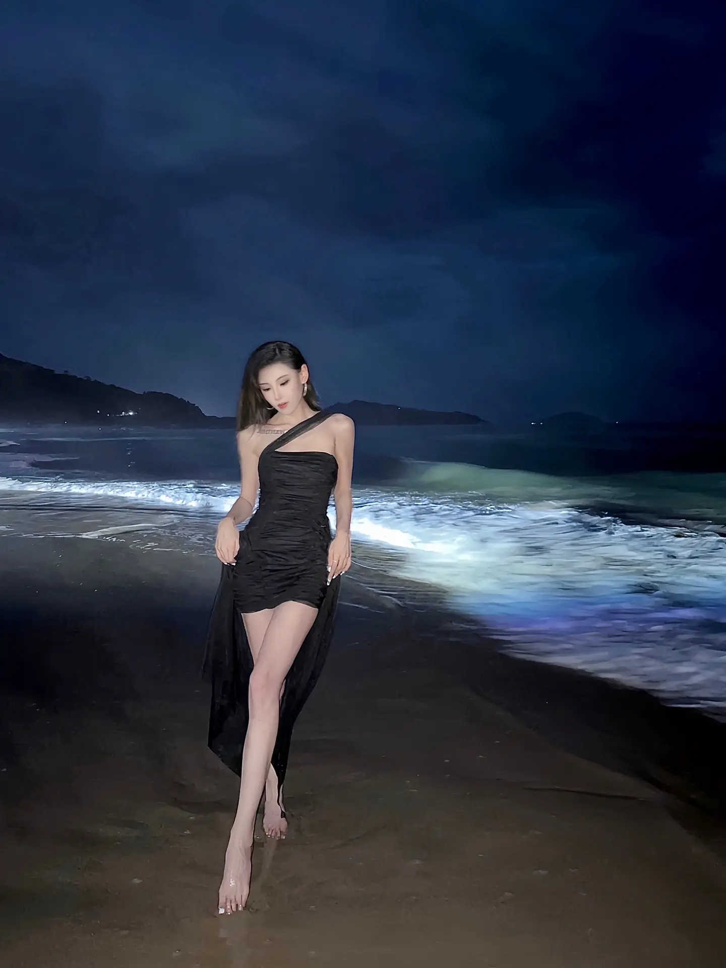 🌊上岸了就不要再想海里的事情。 夜晚的大海