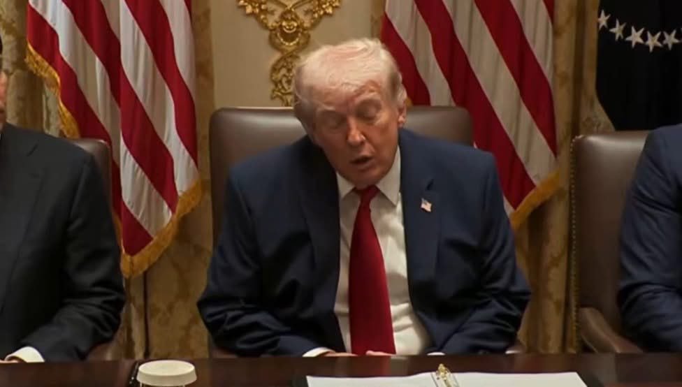 以下是特朗普今天在内阁会议上说的所有令人匪夷所思的话：关于认知测试：