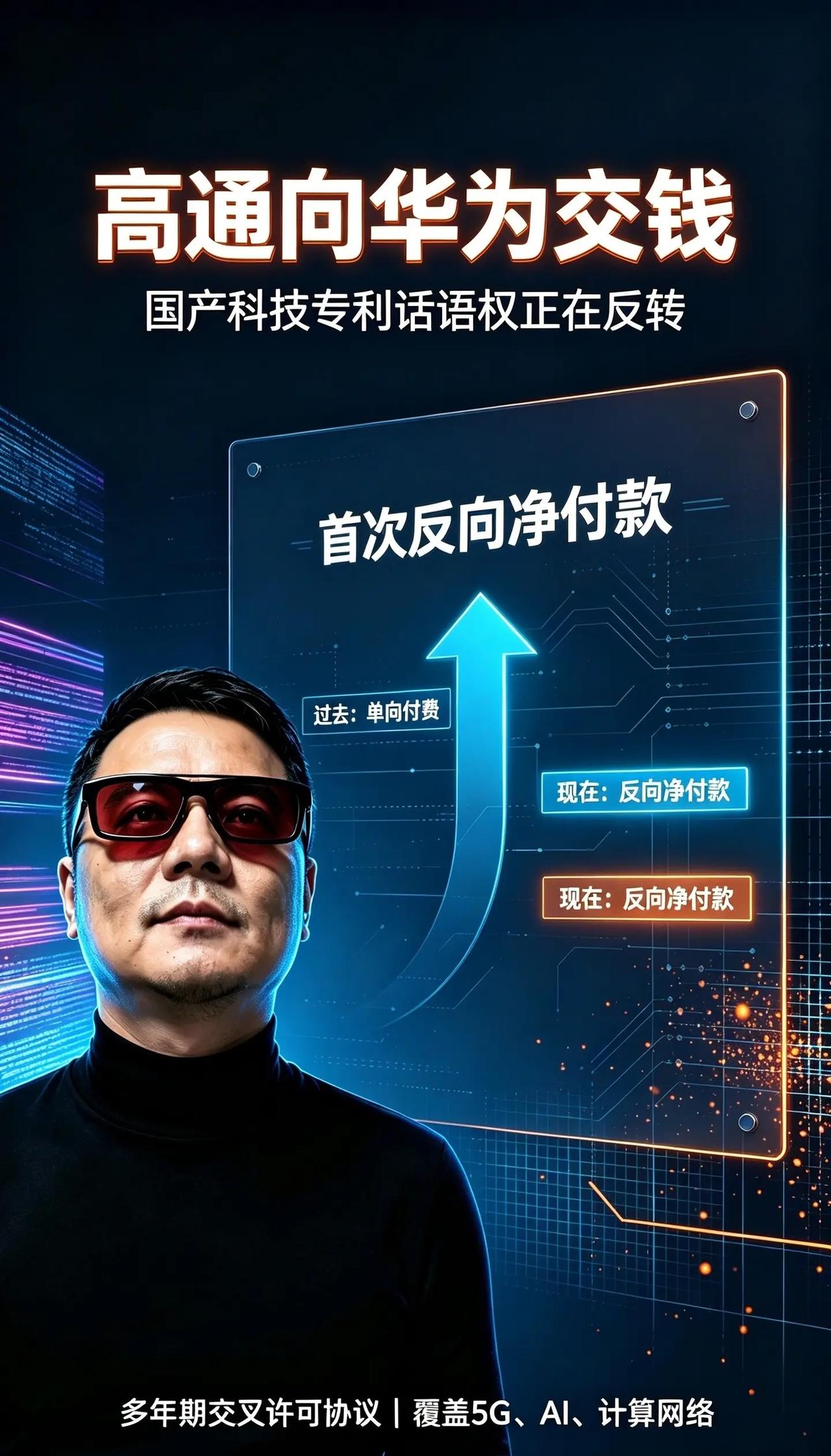 高通向华为交专利费。高通向华为支付专利费这件事，背后真正改变的，不只是一张协议。