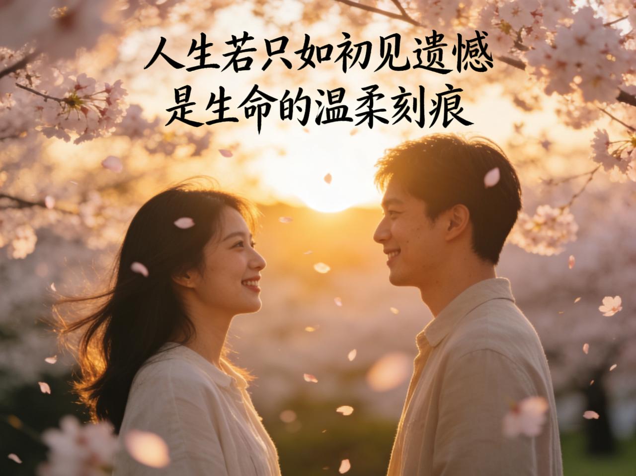 人生若只如初见，遗憾是生命的温柔刻痕
 
很多人读纳兰性德的“人生若只如初见”，