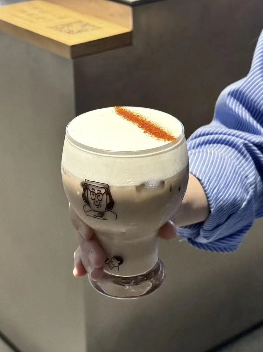 喜茶David酒杯太适合装新品微醺特调了