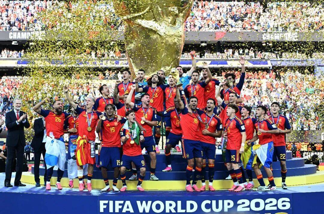 据《阿斯报》确认：西班牙拿下世界杯冠军，FIFA发放5000万美元（折合4400