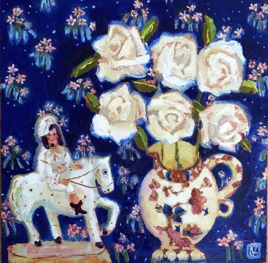 【英国艺术家Vanessa Cooper✨画作欣赏】
作为天真派艺术家，她不搞晦