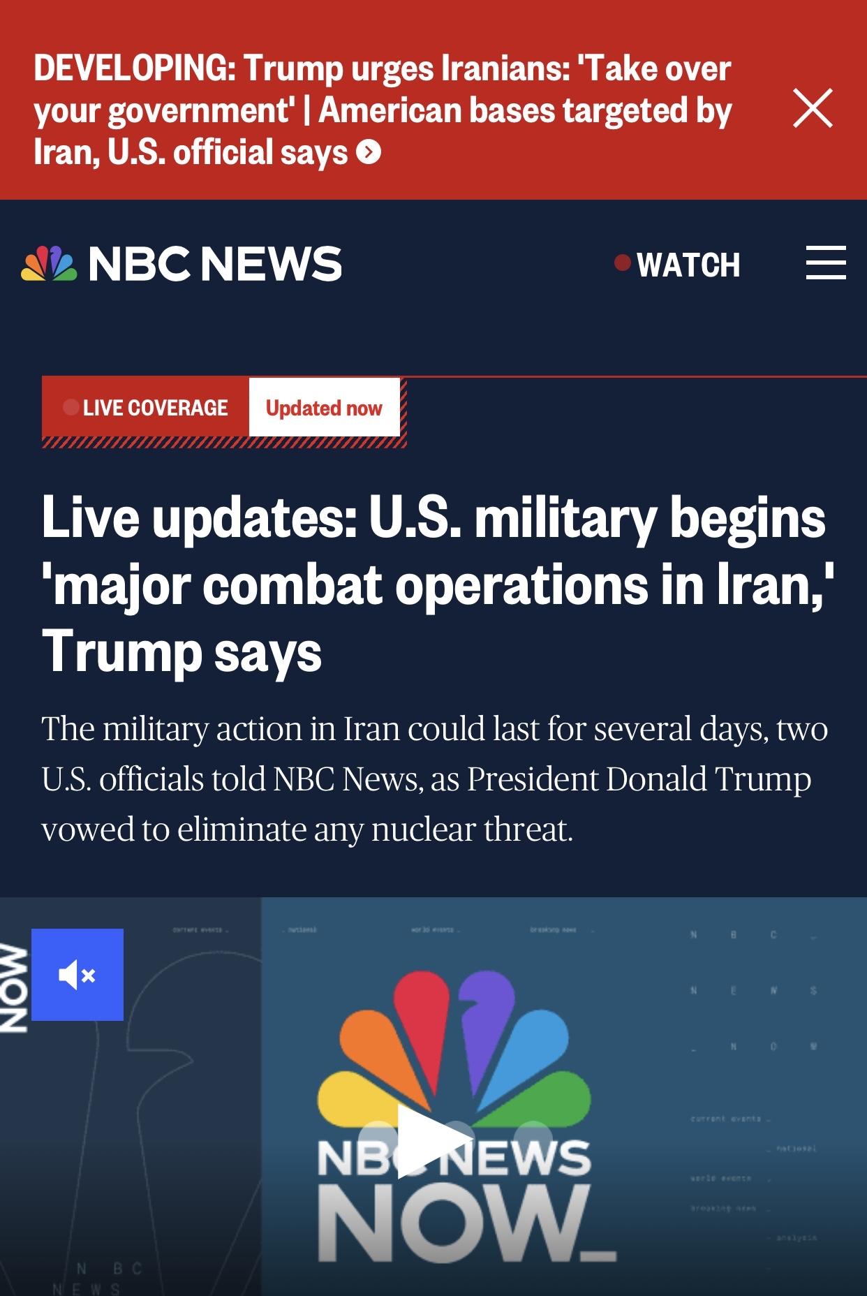 美媒：伊朗最高机构对以美袭击”做出压倒性回击”  首批德黑兰遭打击图片

美国全