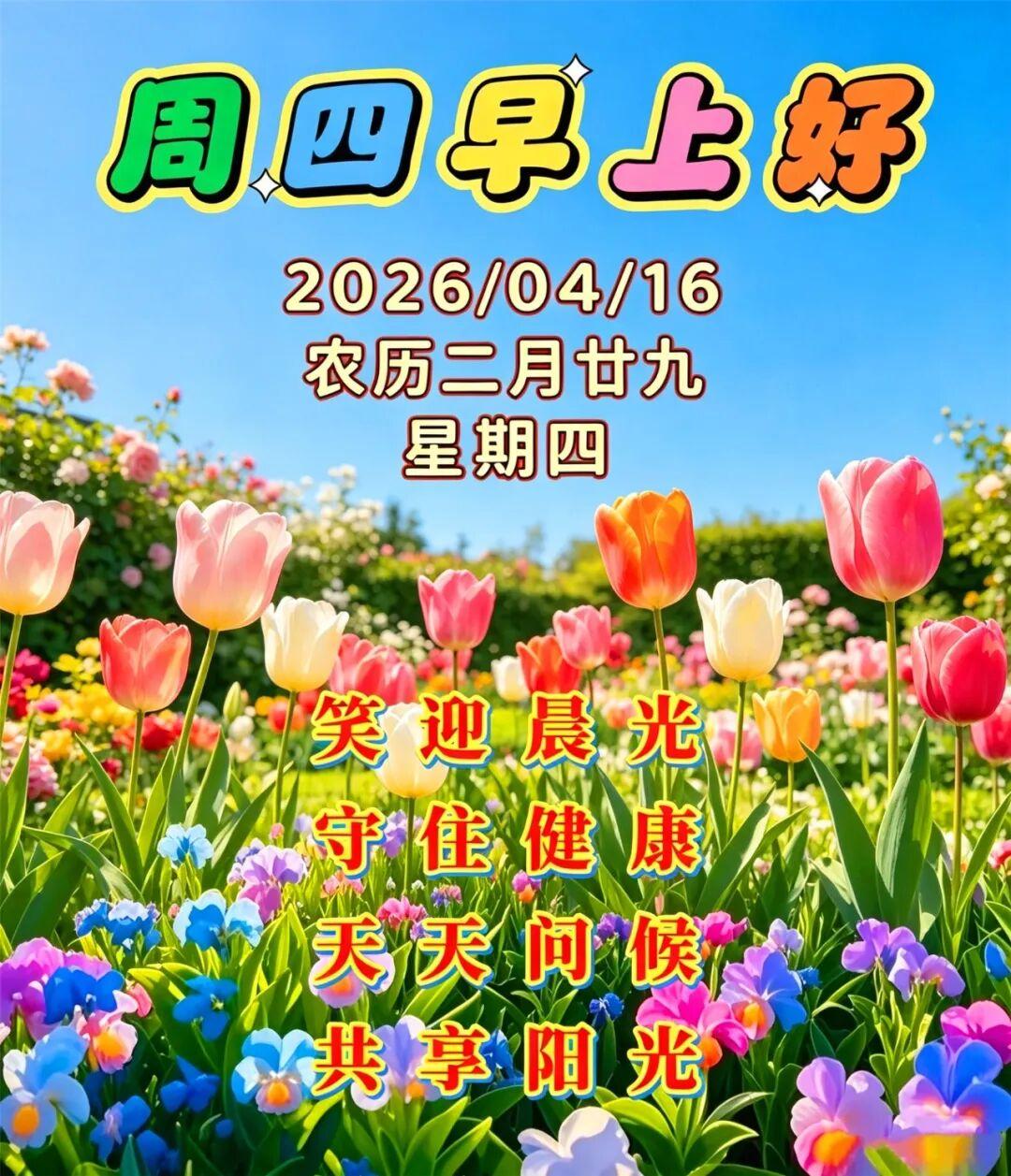 送上今天的祝福，期待明天的美好；千贵万贵，平安最贵，千好万好，健康最好；送上我深