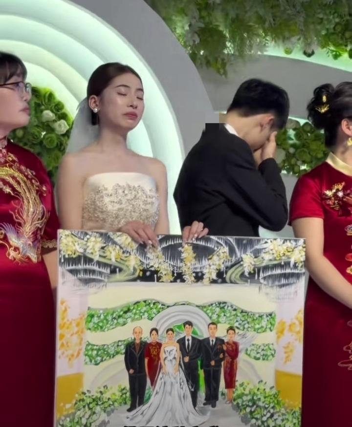 河北邯郸这场婚礼直接看泪目！新郎一直遗憾父亲走得早，没能亲眼看见自己成家，心里憋