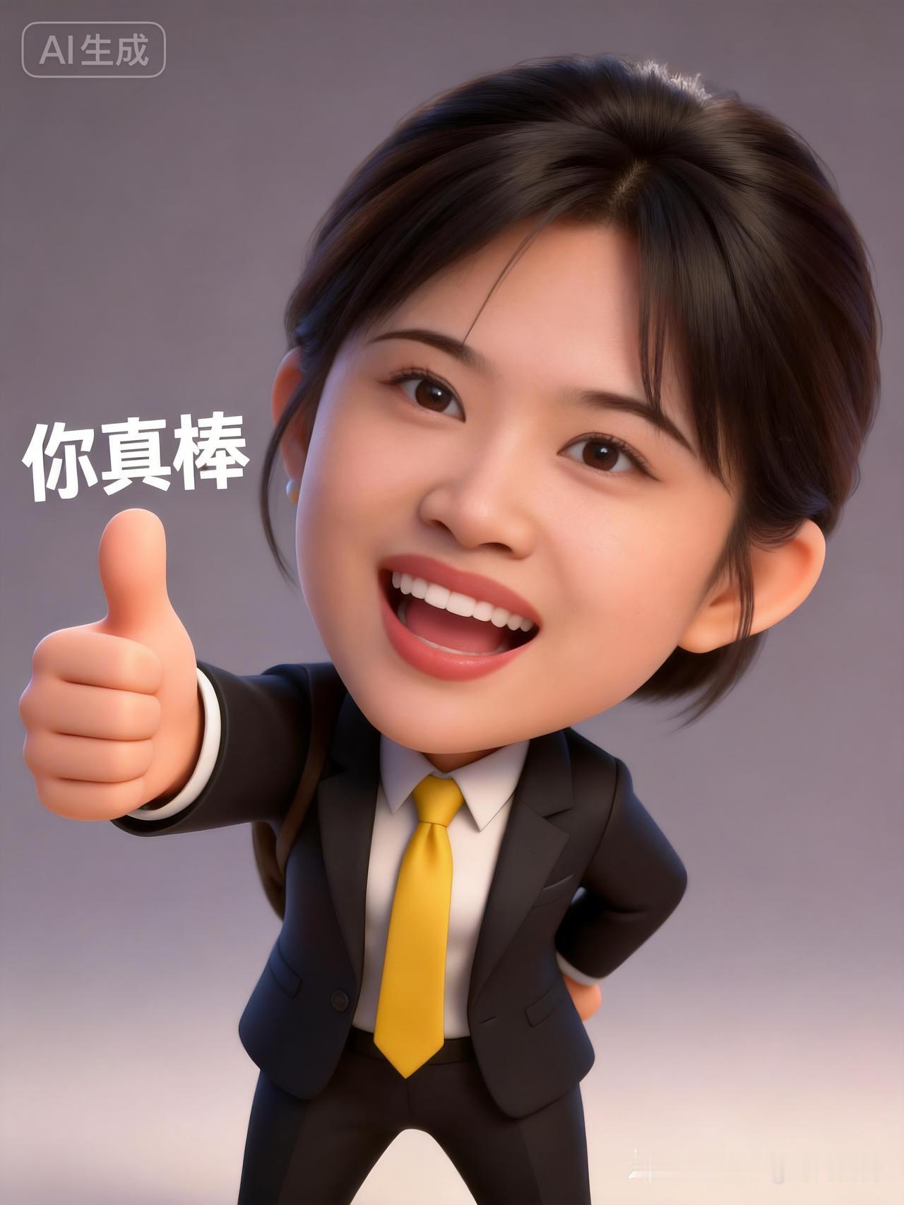 元气满满的一天，从自信的微笑和点赞开始！😊👍