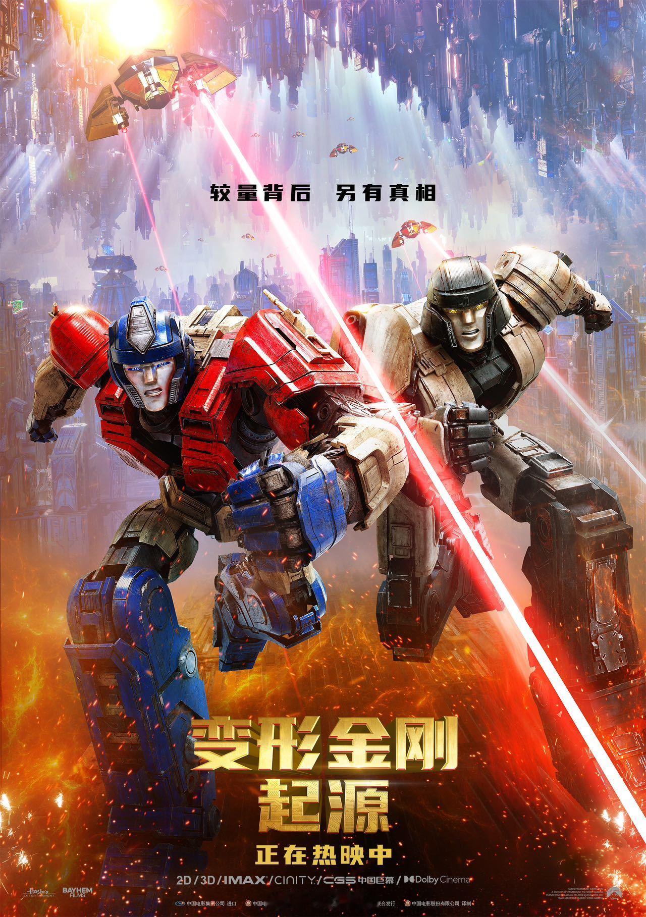 #变形金刚起源初次变形#《变形金刚：起源》自上映以来，擎天柱和威震天从兄弟变宿敌