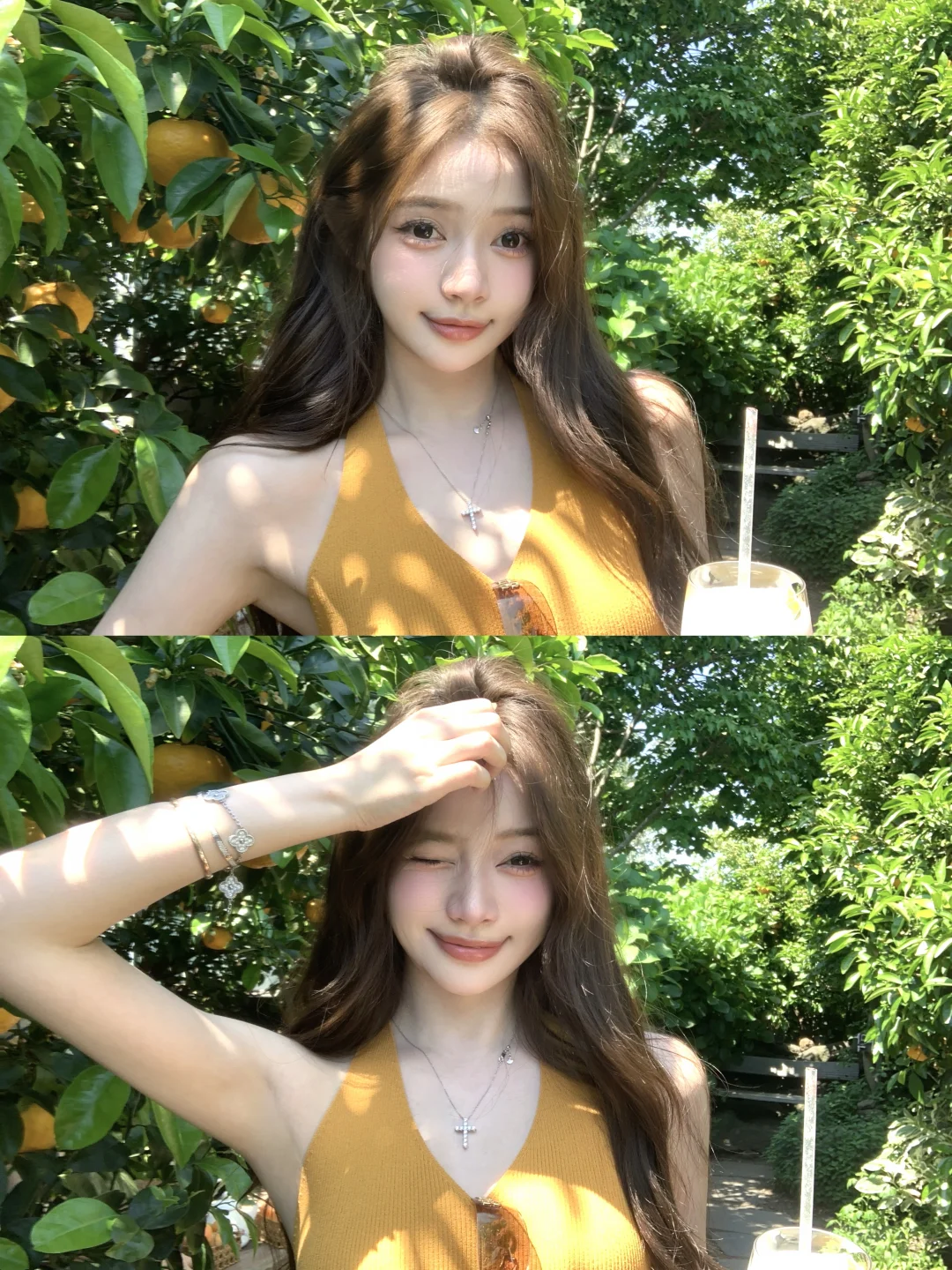 🍊☀️🌊📸