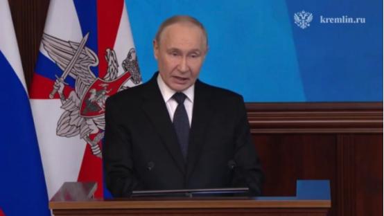 最新消息——普京：“此次特别军事行动的目标将无条件实现。如果乌克兰不愿进行实质性