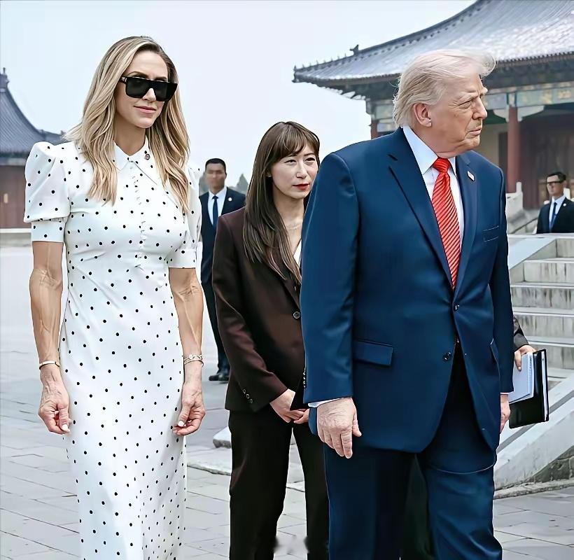 特朗普说能待得惯可能都不想走了特朗普出国访问，老伴没跟来，漂亮女儿没有来，二儿媳