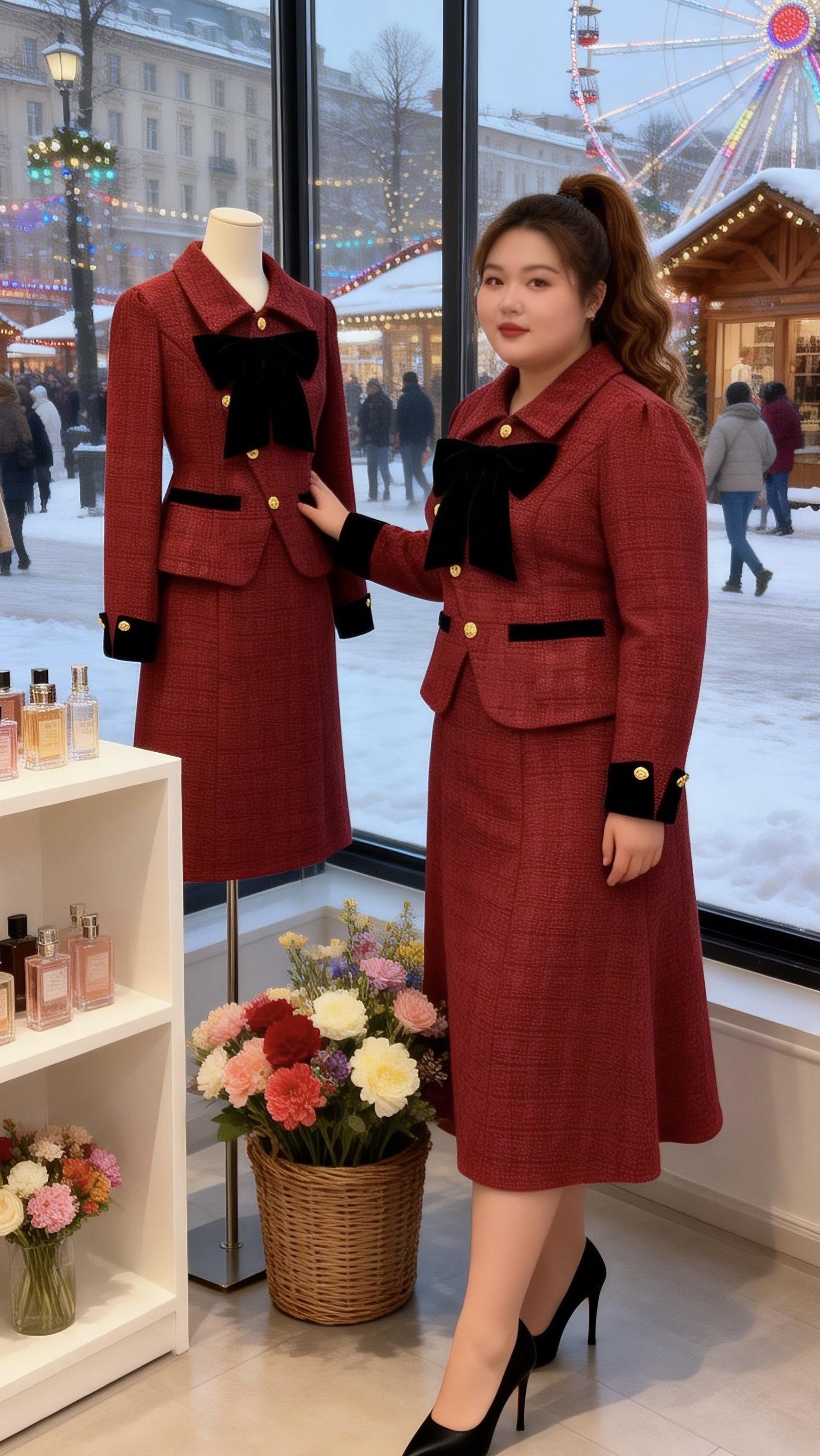 秋冬新款 保暖外套时尚潮流穿搭 秋冬穿搭测评大码女装