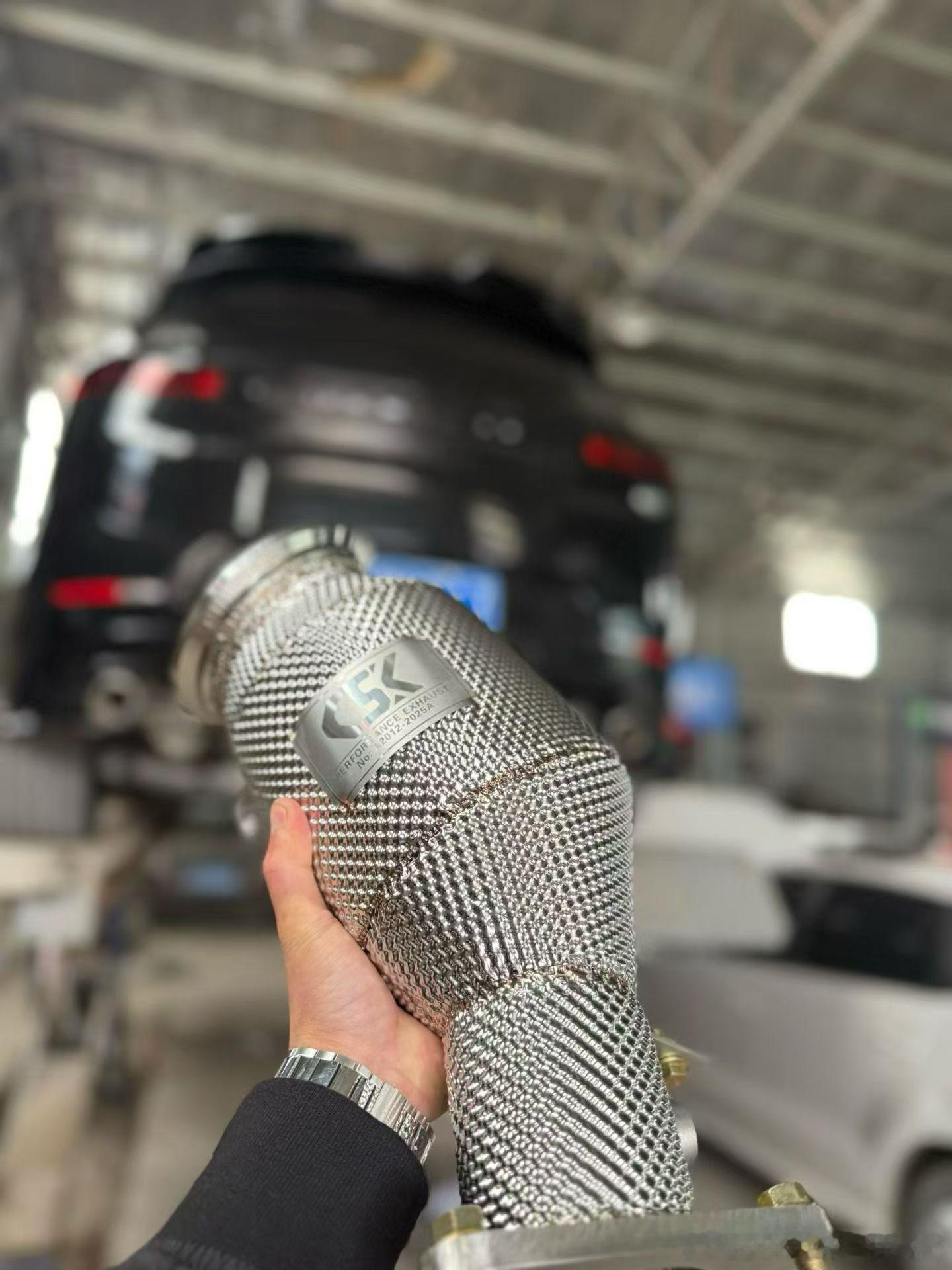 25款 路虎/揽胜3.0T CSK头段200目+ 超级前管上车，优化排气阻力，隔