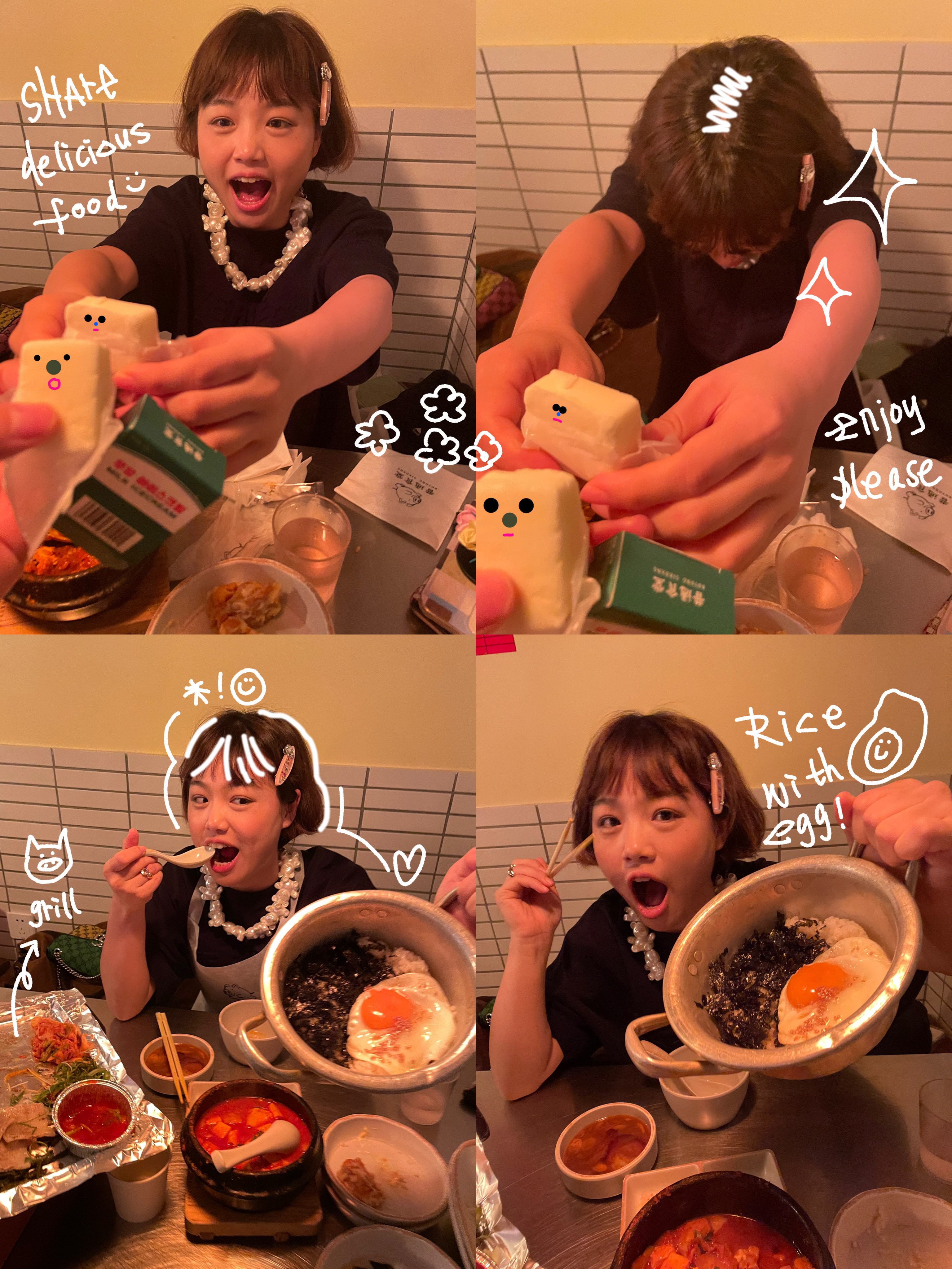 吃饭姿势不重样😗 ​​​