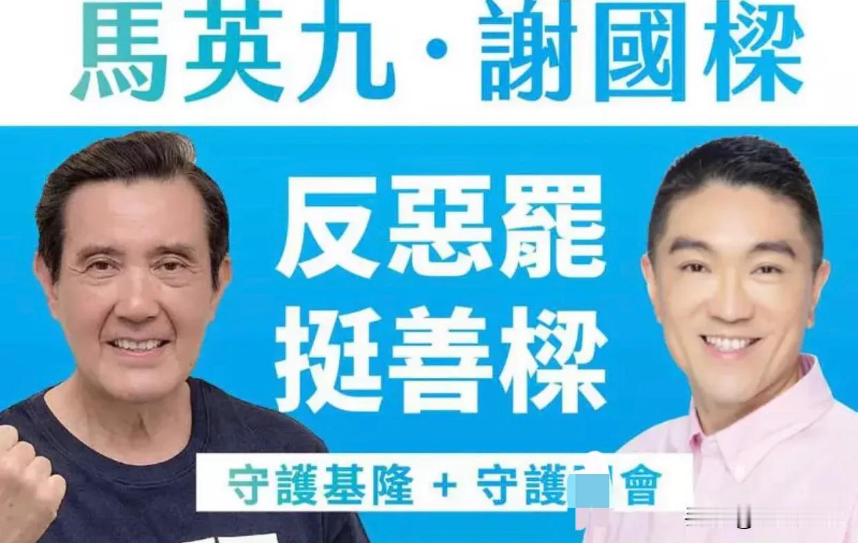 “马英九挺谢国梁”文宣被绿营P成“马英九挺罢梁”