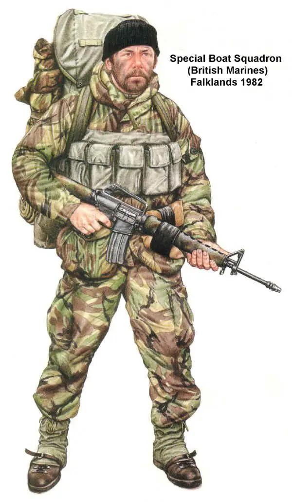 英阿马岛战争时期的 英国SBS 破坏者