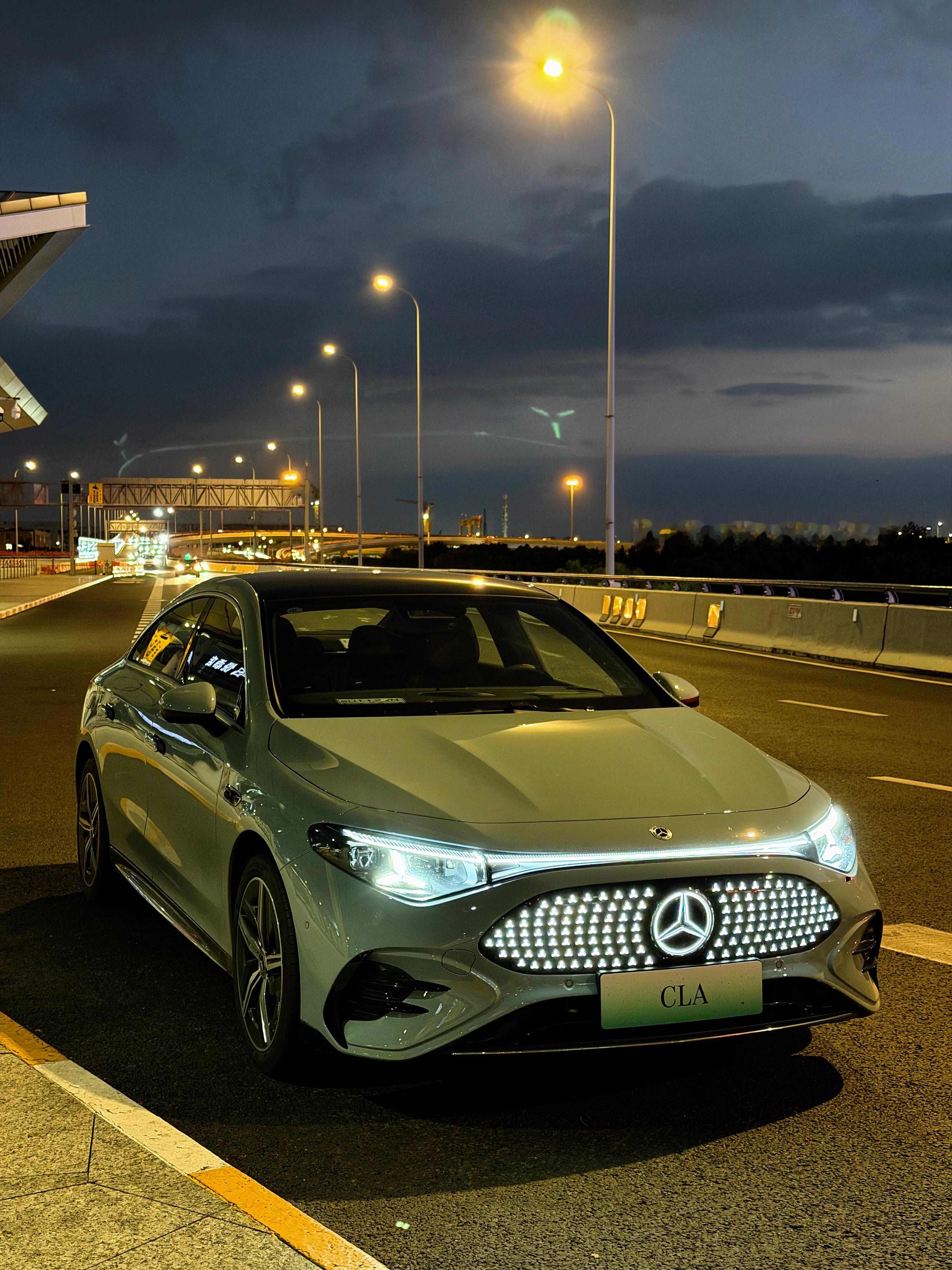 全新奔驰纯电cla 89%-9%，高速120巡航开了440km+地面高架15km