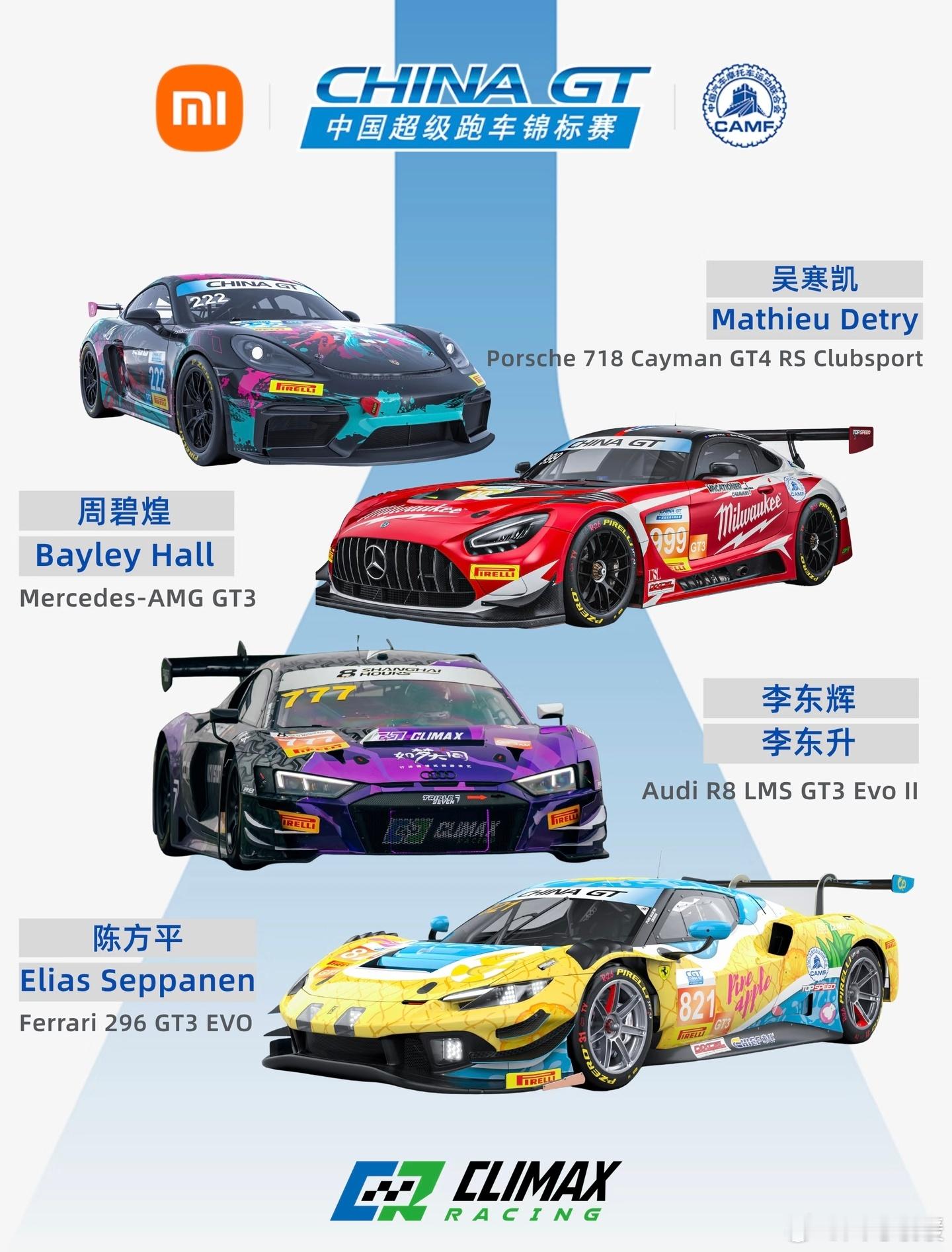 姐妹们是不是光看王一博啦？不如一起了解一下赛事吧!China GT的价值远不止赛