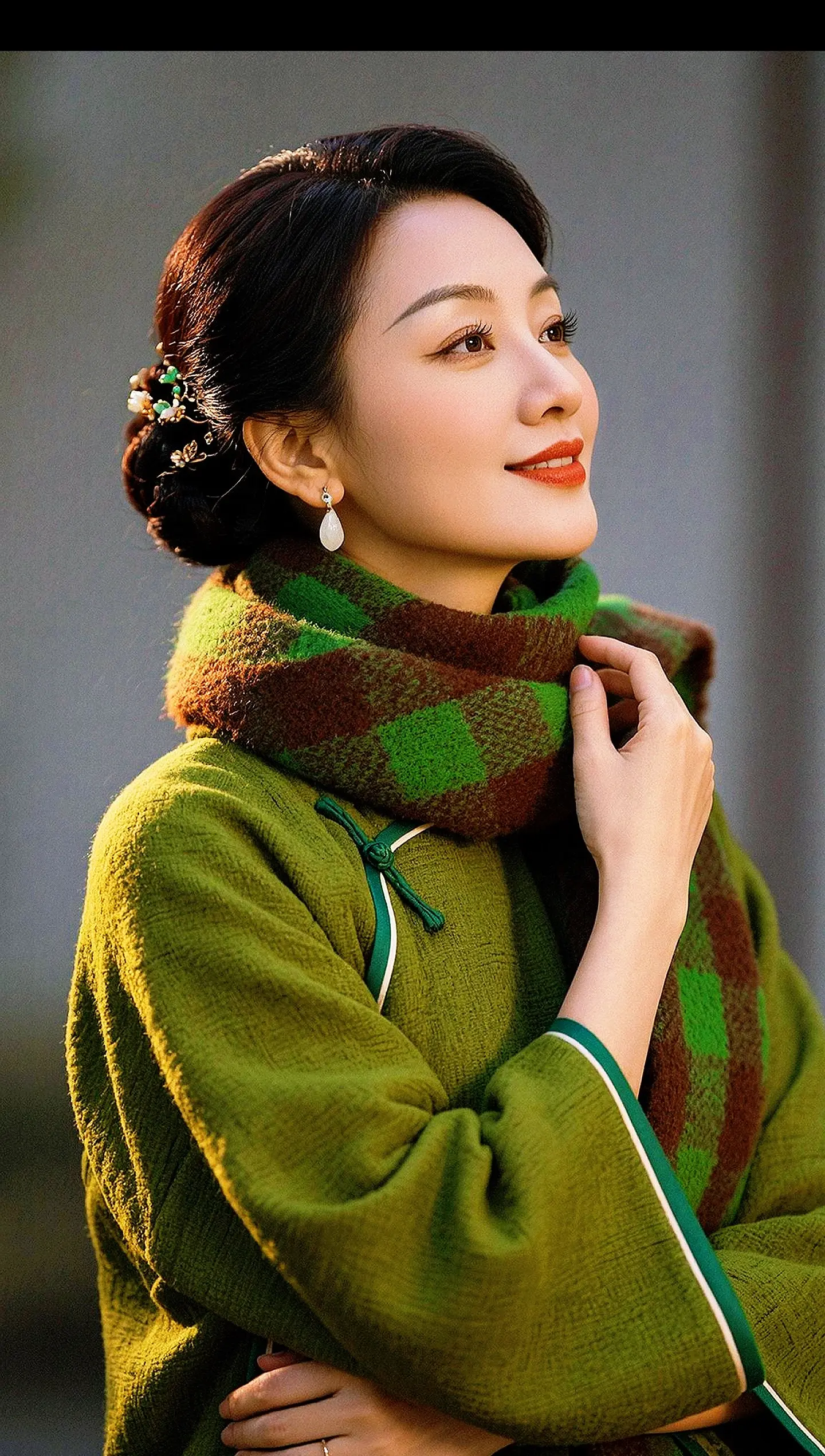 AI复古绿衣照 随变ai随便玩 伙伴计划广告分成玩法达人