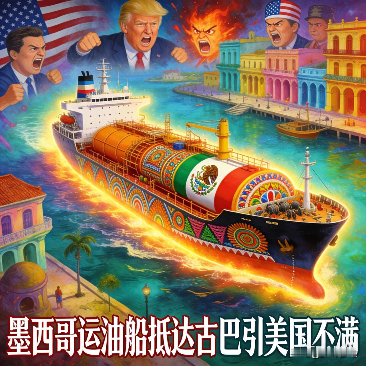 2026年1月10日，墨西哥Pemex旗下油轮“海洋水手号”携约8.6万桶石油抵