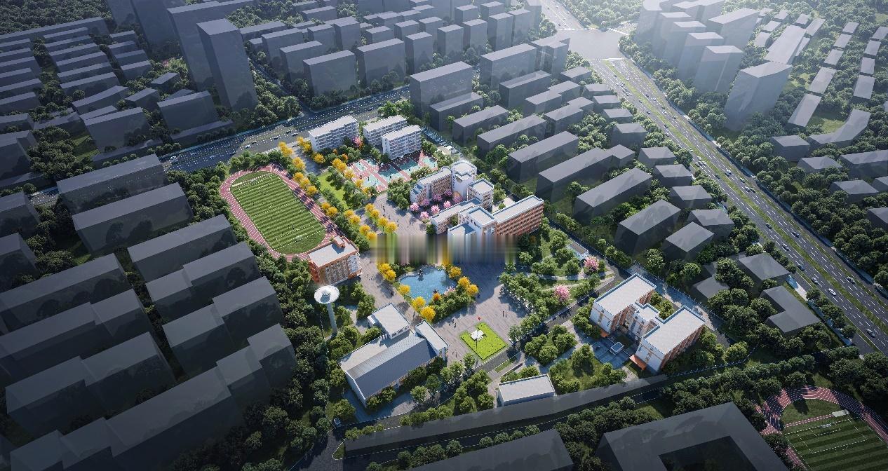 合肥临泉路中学改造效果示意图！