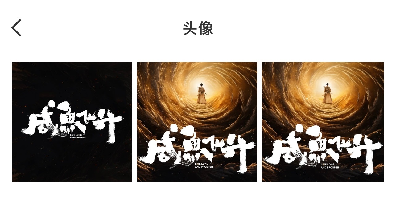 咸鱼飞升官微 官微也是忙起来了，已经偷偷换了这么多版头像了哈哈哈哈哈哈！​​​