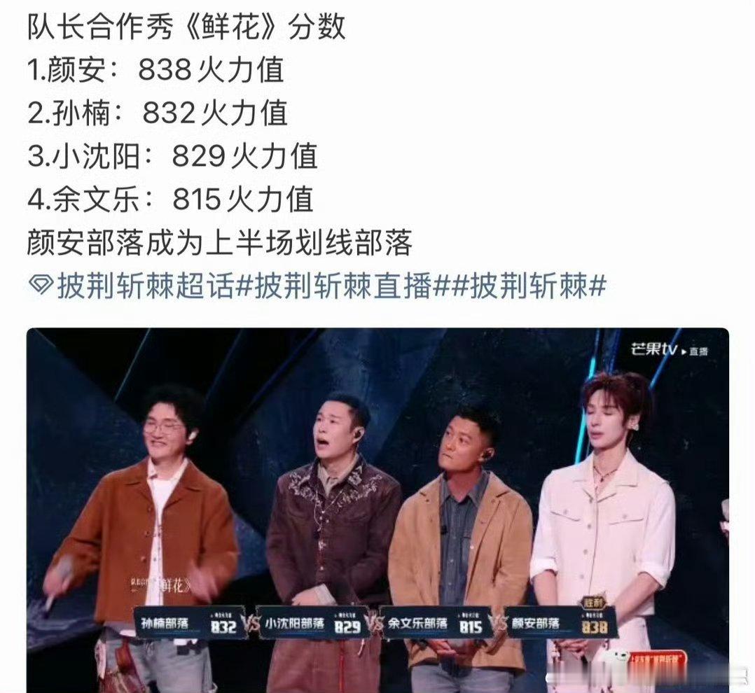 颜安好适合当队长披荆斩棘直播《天下过客》舞台直接封神！颜安带队把每个人的亮点都放
