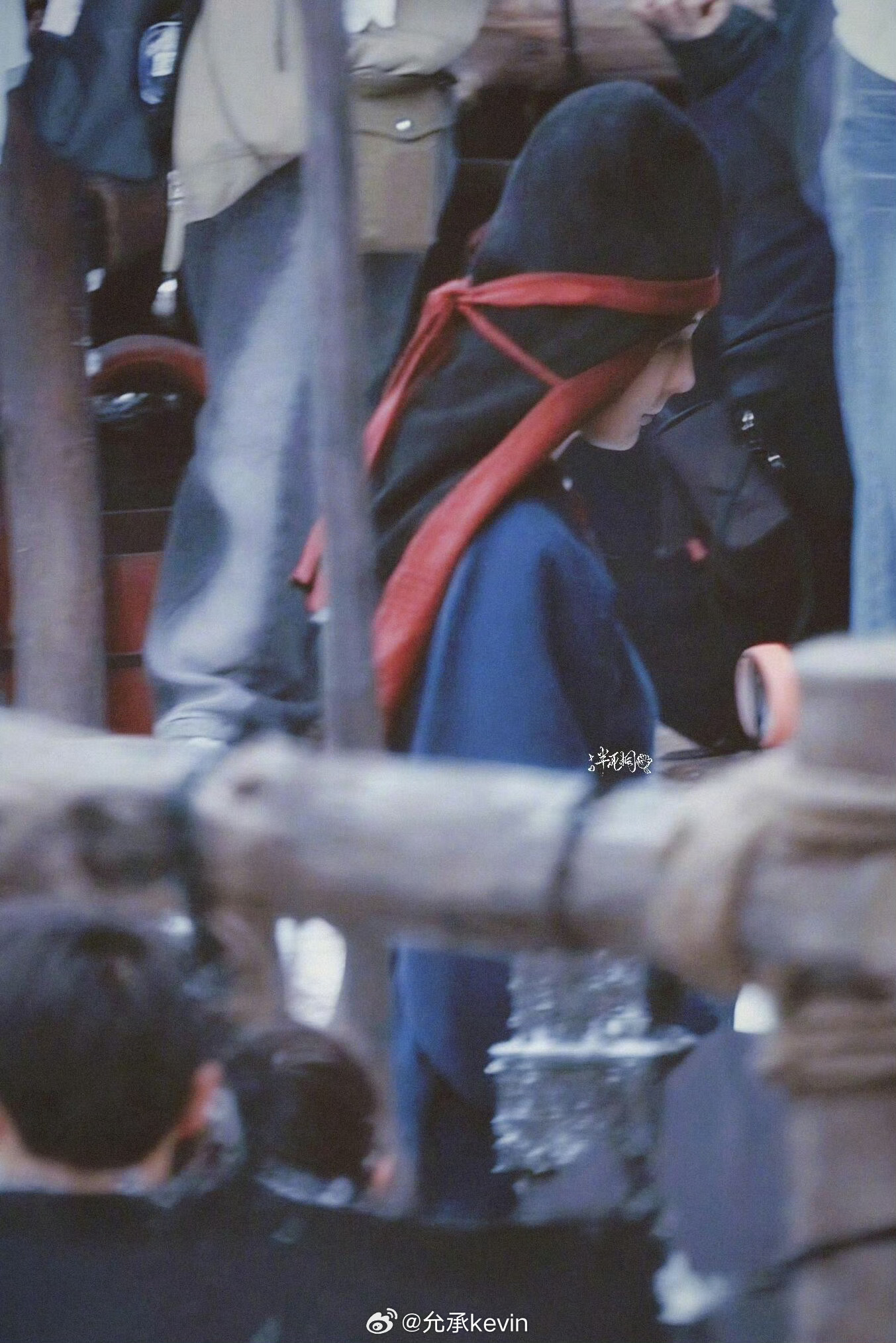 冯湮儿！杨幂北魏鲜卑风帽造型路透江山大同