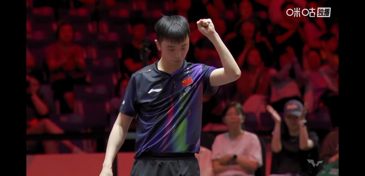 新加坡大满贯男单1/8决赛，
陈垣宇3：1卡尔德拉诺•雨果，
说实话赛前很多人不