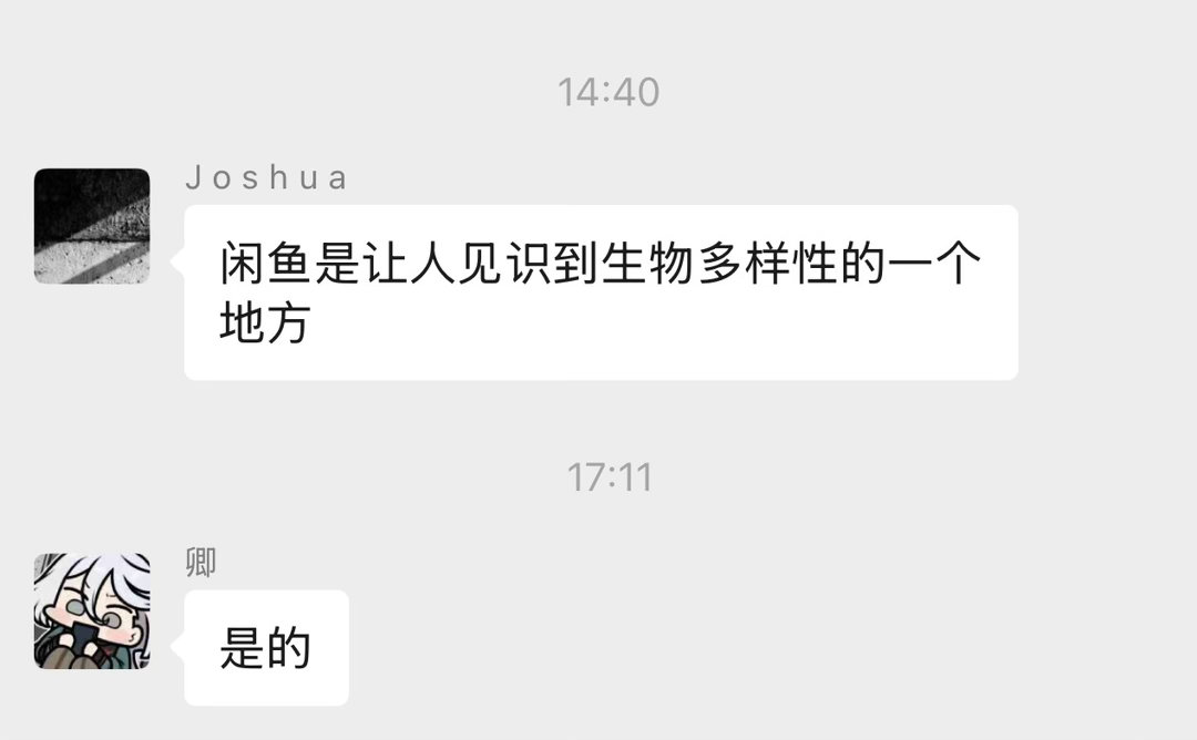 这个是真的，闲鱼特别锻炼人，因为形形色色的人你都有可能遇到。 