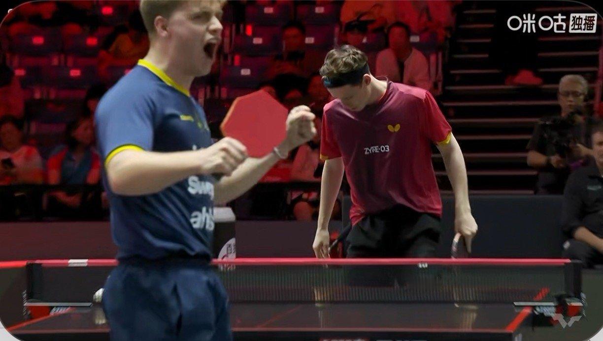 2026新加坡大满贯男子单打32-16莫雷加德3-0格罗特（11-4 12-10