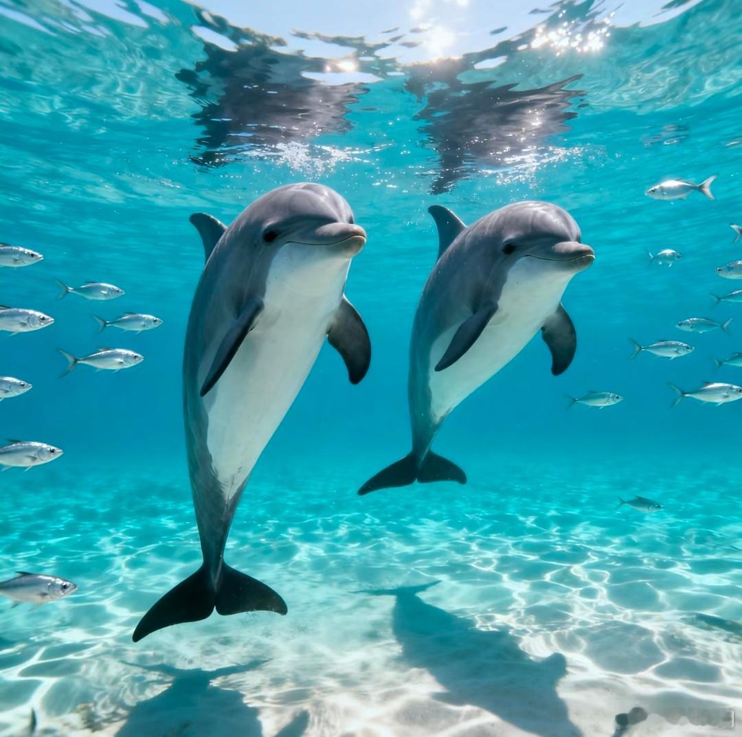 是和它们一起被阳光叫醒的清晨呀🌞愿你的今天，也像这片蔚蓝一样清澈明亮，被温柔与